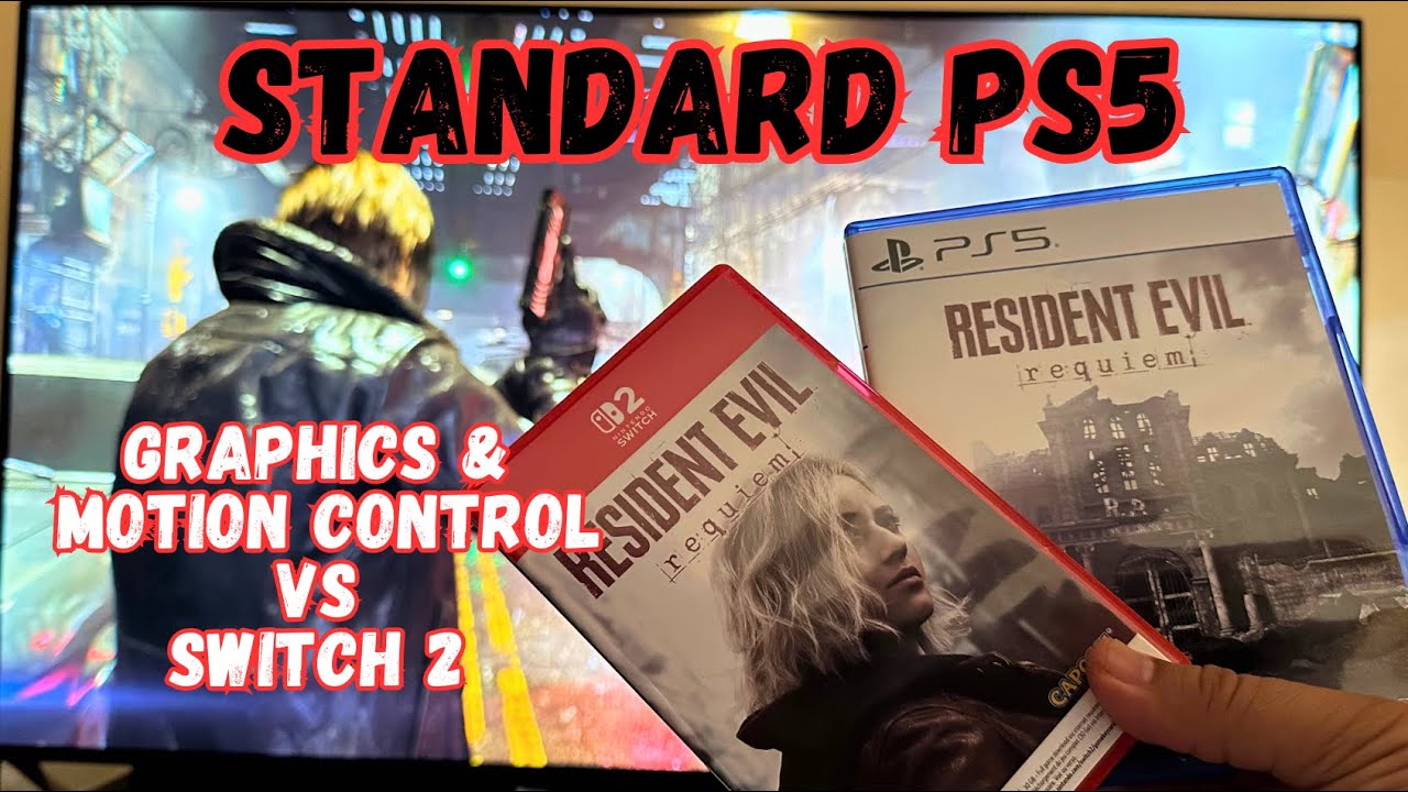 Resident Evil Requiem для PS5 | Геймплей и управление движением на стандартной PlayStation 5 прот...