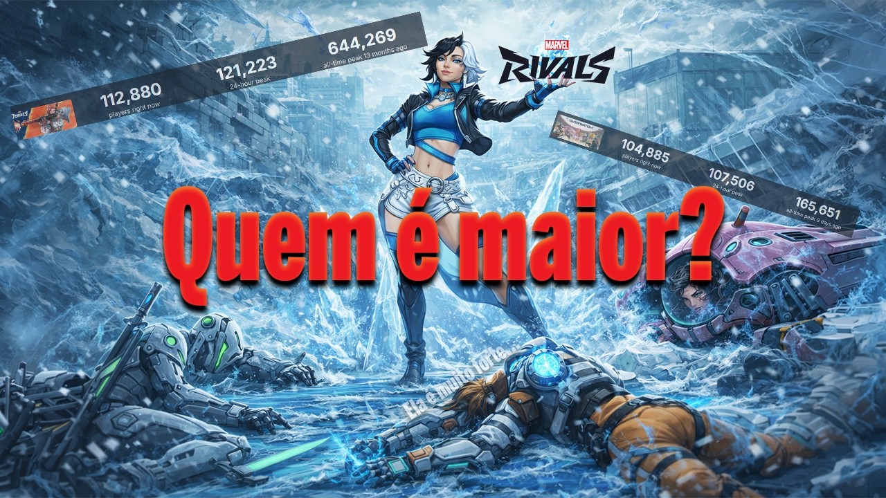 Quem é MAIOR: Rivals ou Overwatch? (Luna Snow PROVA!)