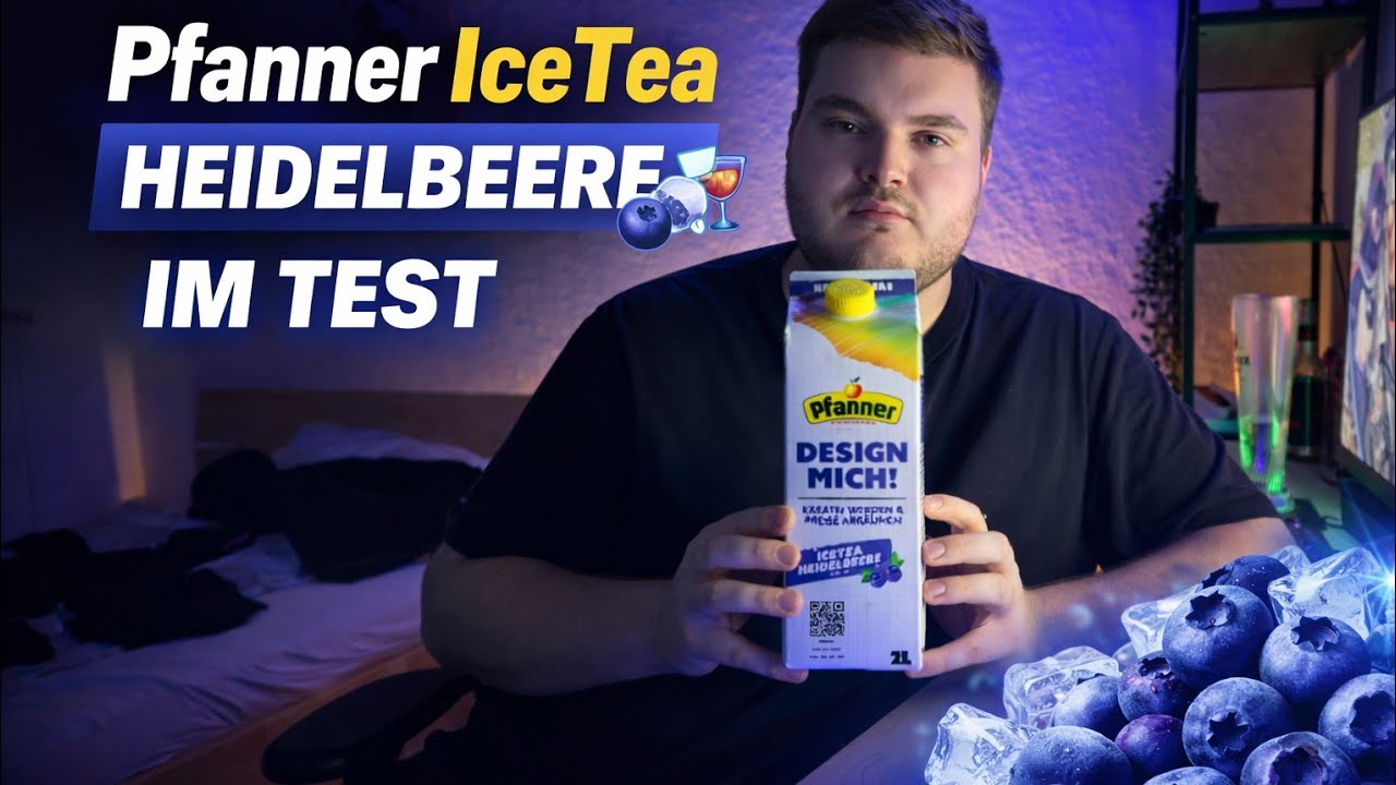 Pfanner IceTea Heidelbeere 🫐🧊🍹 im Test