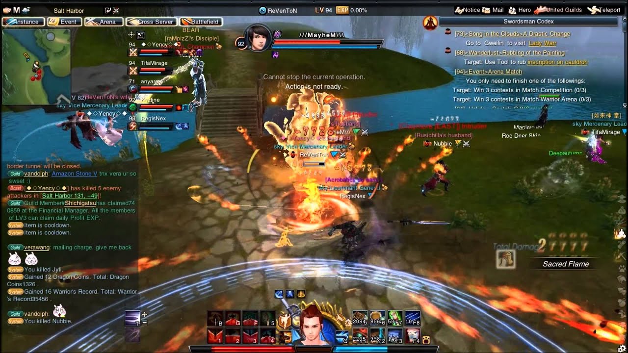 Swordsman online WOD pvp 9/18 part 2