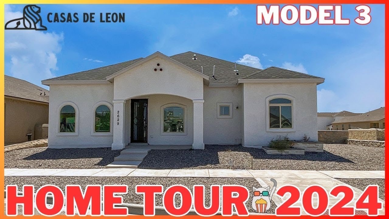 New Homes for Sale in El Paso TX 2024 I Model 3 by Casas De Leon