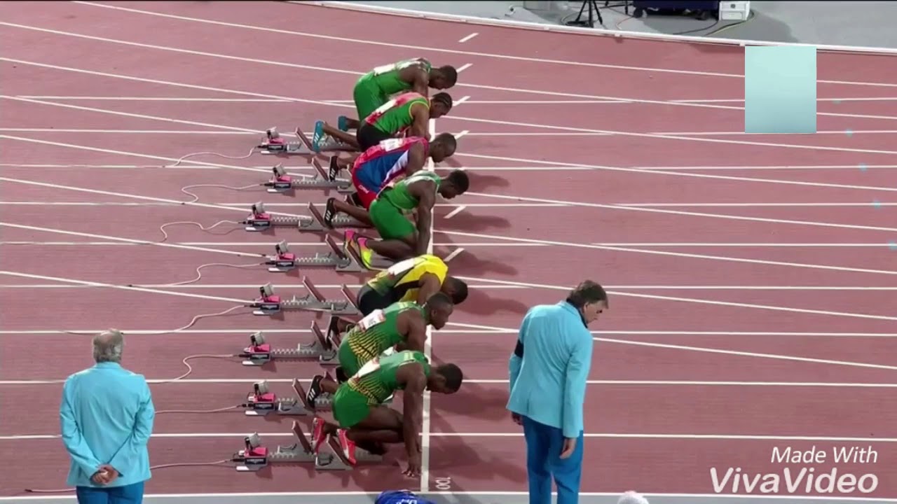 Mens 100m final : GOLDCOAST COMMONWEALTH GAMES 2018