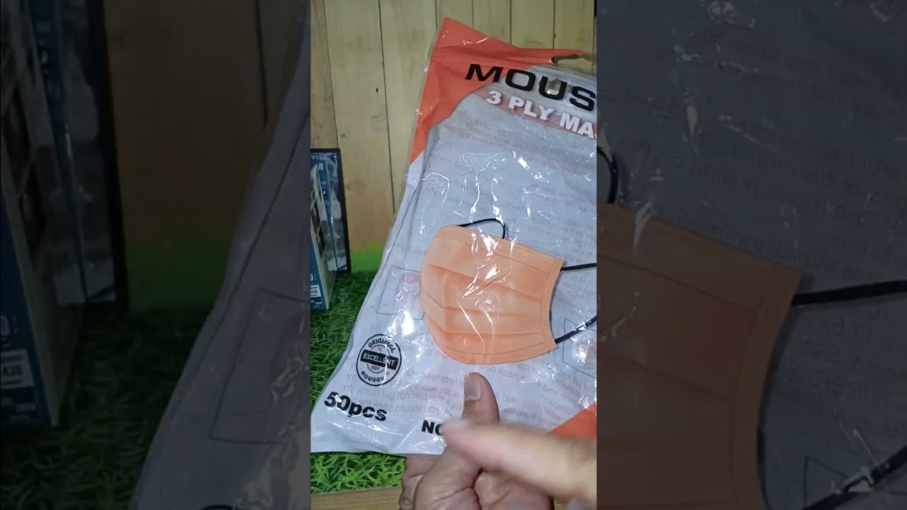 Masker 3ply cocok buat sehari-hari untuk Menghidari debu dan asap #masker3ply #maskermouson