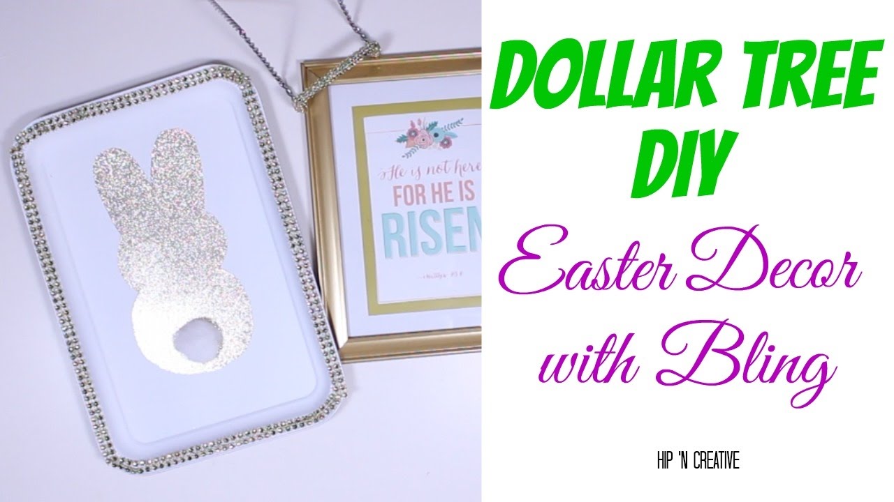 DOLLAR TREE DIY | Easy and Affordable Easter Frames | Hip 'n Creative
