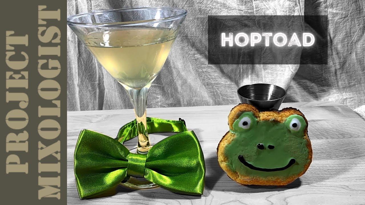Hop Toad Cocktail (Spring and Summer Sour Cocktail)