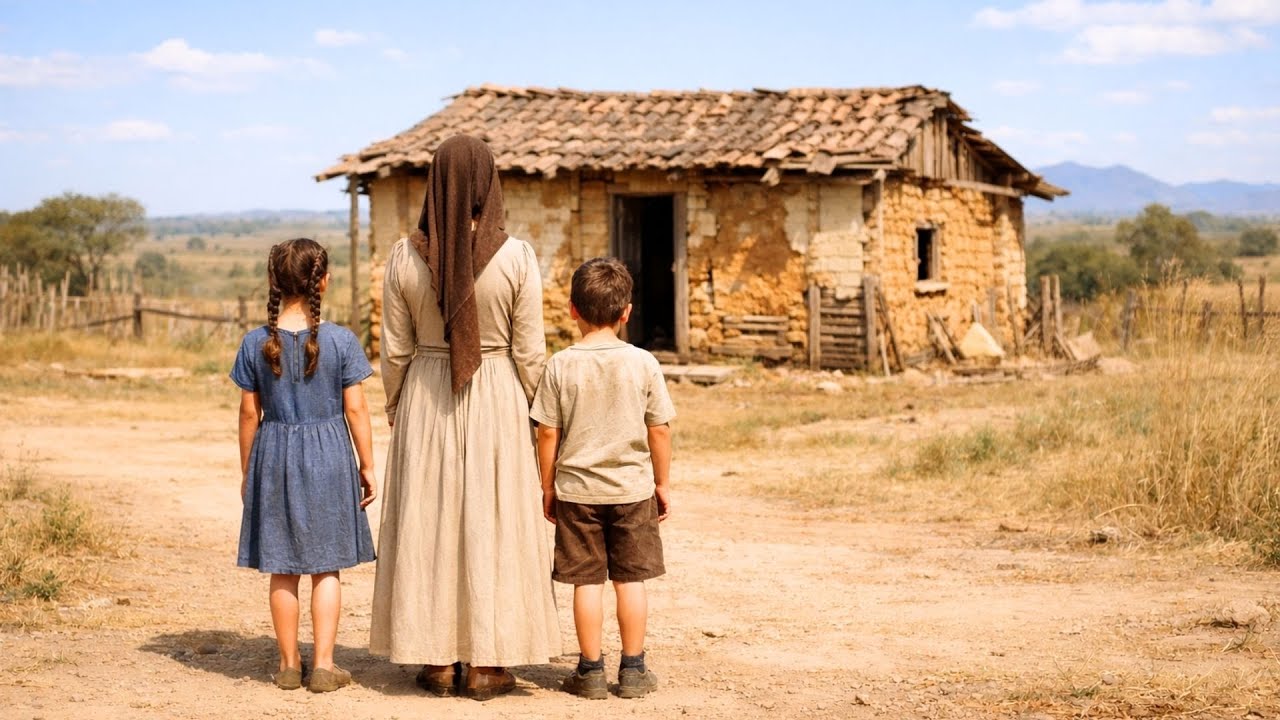 VIÚVA encontrou uma chácara abandonada para morar com os filhos…então isso acontece