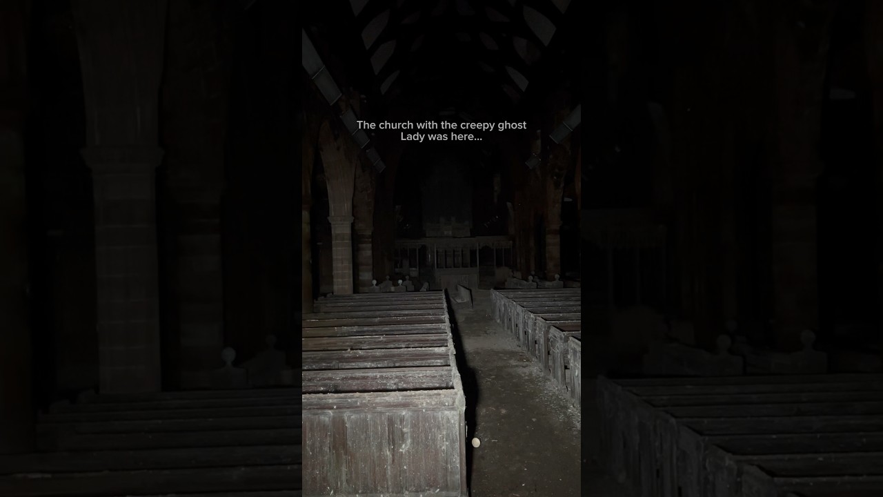 The ghost church! #creepy #shorts #scary #explore #urbex #abandoned #explorer #exploring #backrooms