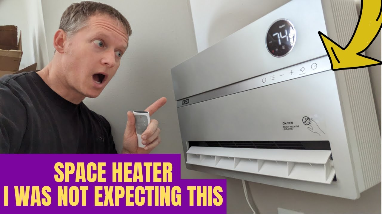 Wall Mounted Space Heater Might Be Perfect - Product Review by Ryan & Gina