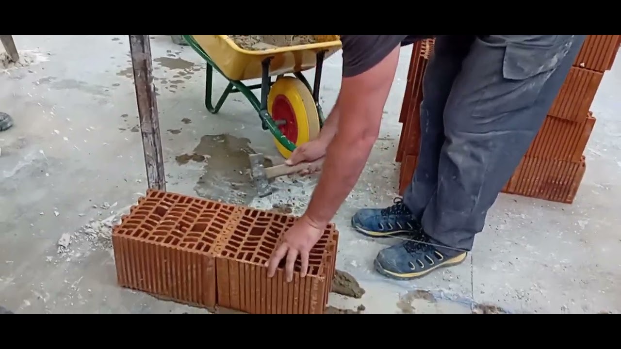 Colocación de termoarcilla de 24