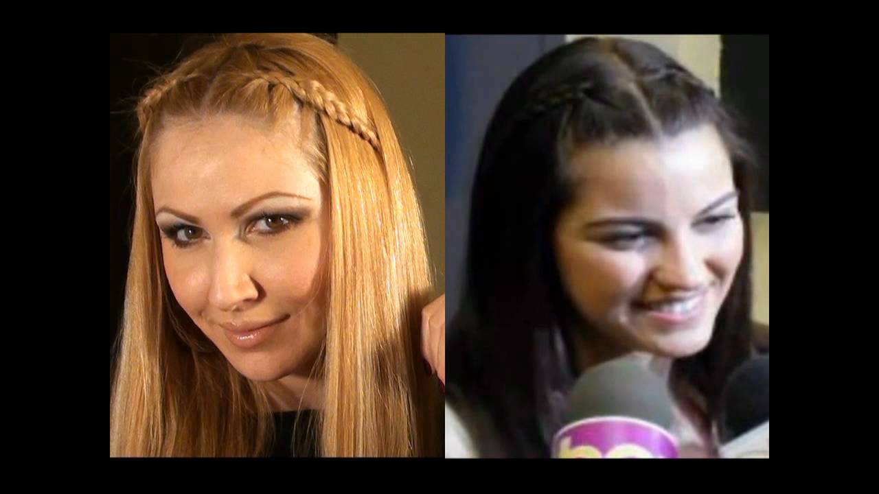 Peinado inspirado en Maite Perroni.  de trenzas casual chic