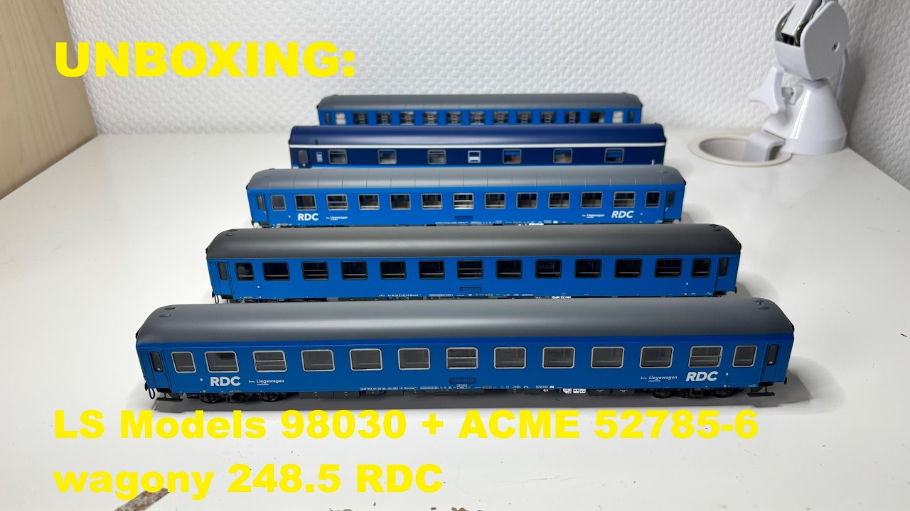 UNBOXING: LS Models 98030 + ACME 52785 6 wagony 248 5 RDC