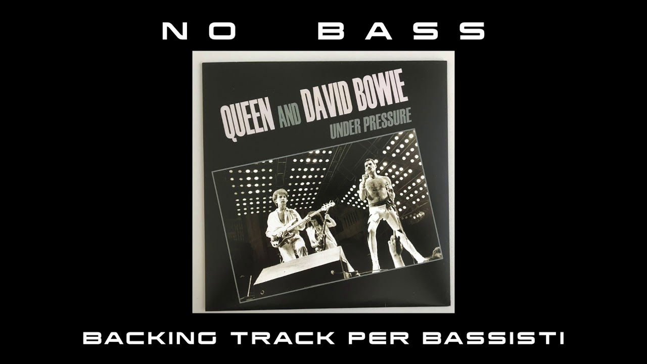 Under Pressure NO BASS Queen backing track per bassisti Suona tu il Basso (Bassless)