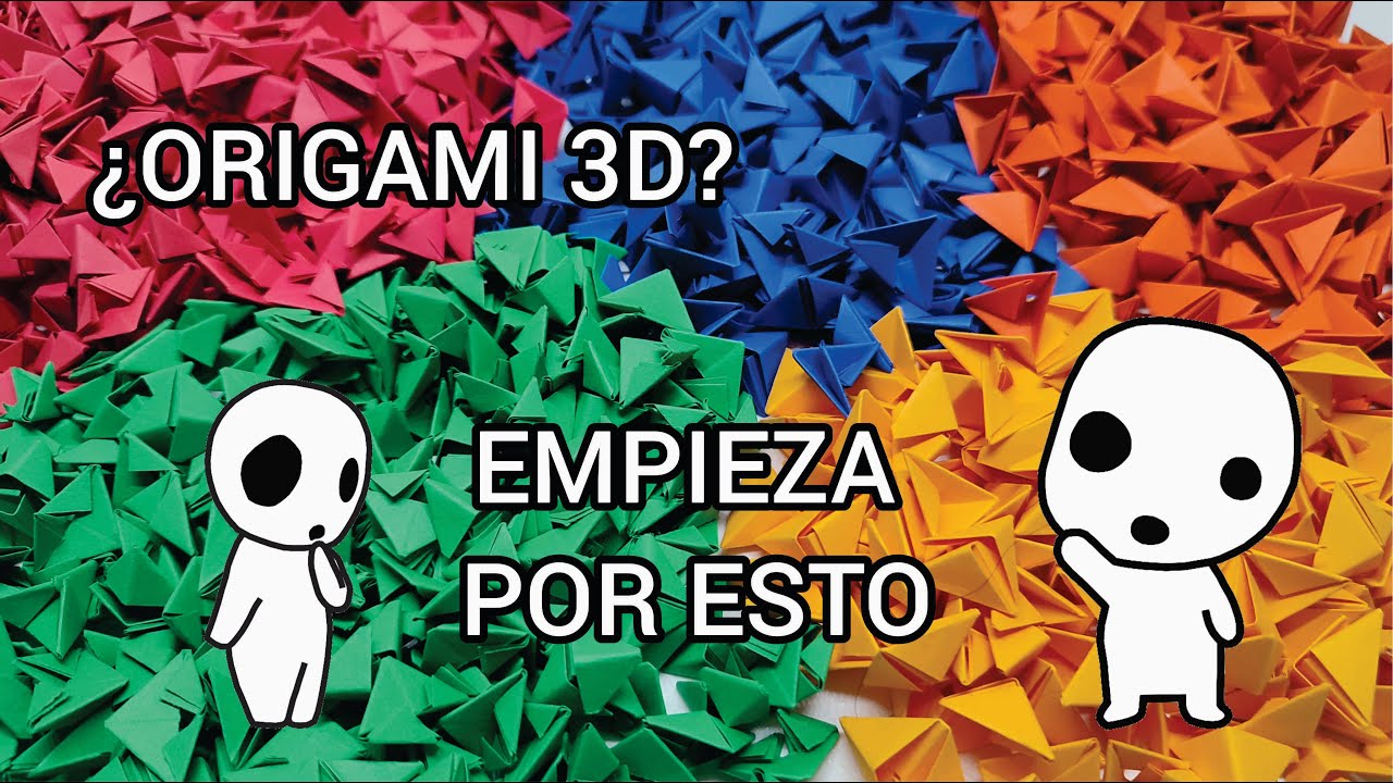 &iquest;QUIERES HACER FIGURAS EN ORIGAMI 3D? EMPIEZA HACIENDO ESTO | TUTORIAL ORIGAMI-K