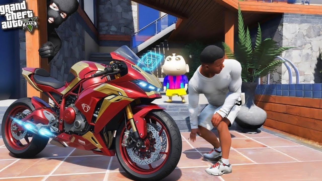 Franklin Gifts Special Bike To Iron Man In GTA 5!