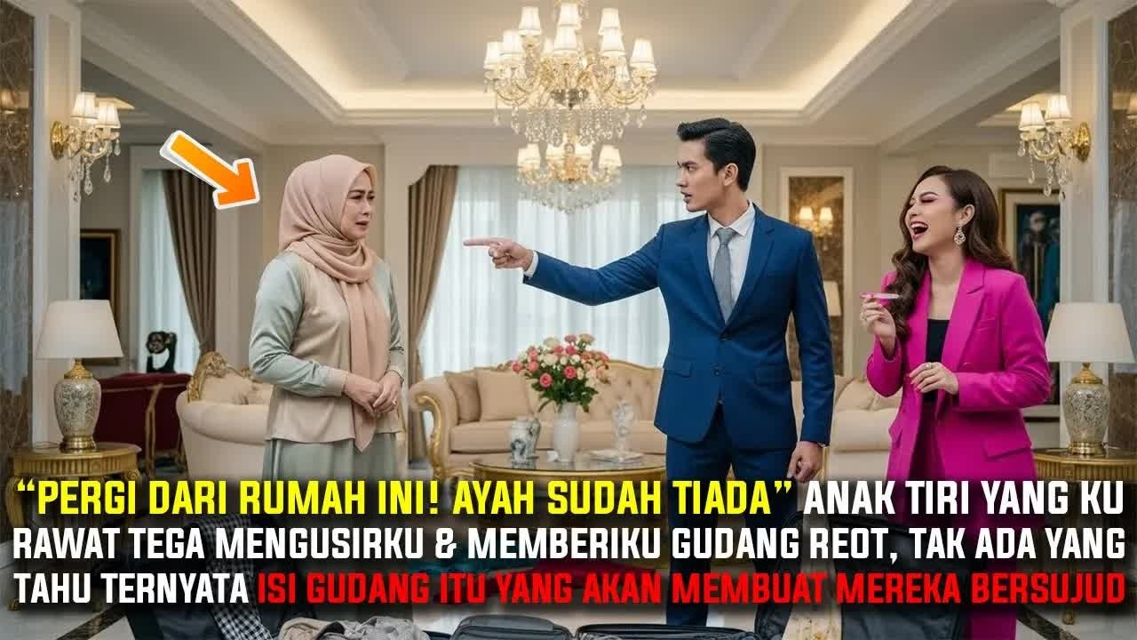Anak Tiri Membuangku Setelah Kematian Ayahnya & Memberiku Gudang Terbengkalai Tapi Ternyata…