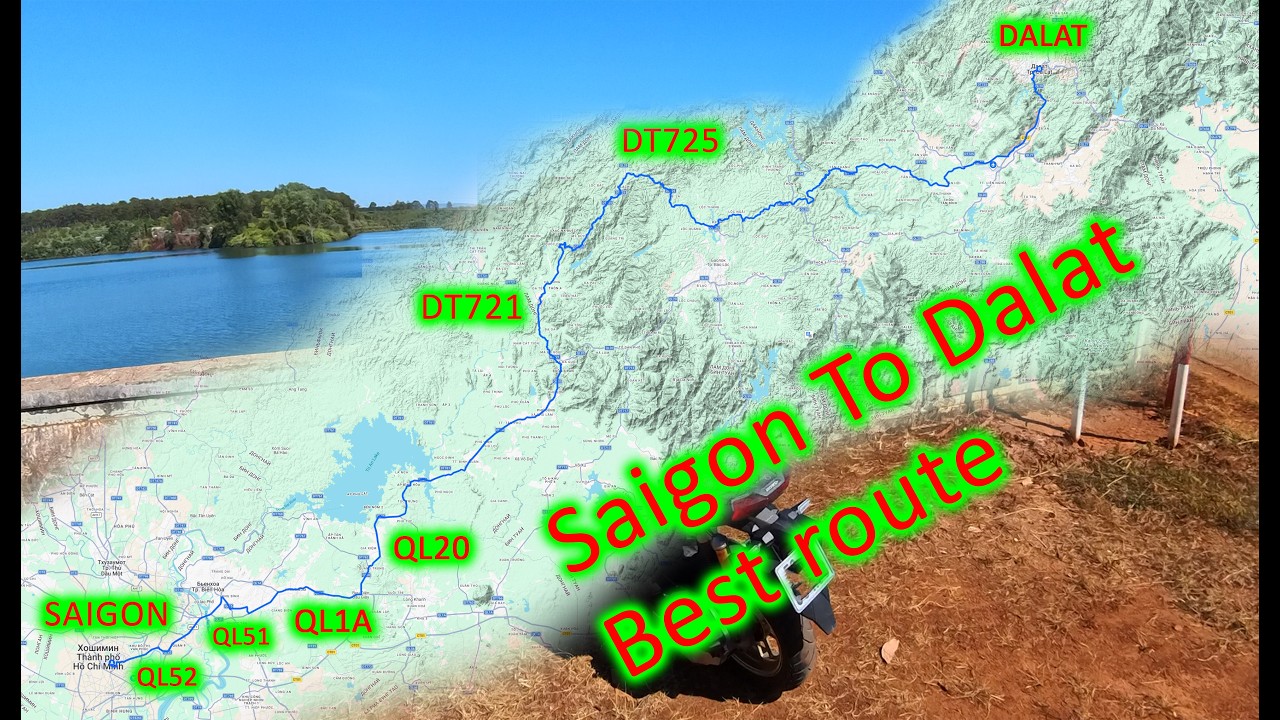 Motorbike trip from Saigon to Dalat tet2026 - best route