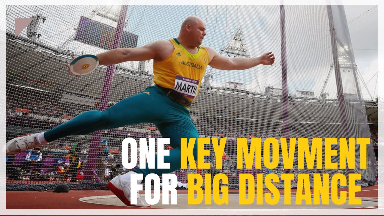 How to Throw Discus \ Use Block Arm to Throw Far