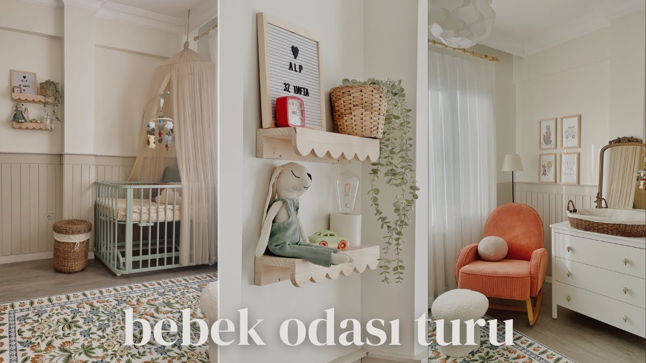 Bebek Odası Turu | Hastane Çantası | Anne Yanı Beşik ve Bebek Arabası Tercihim