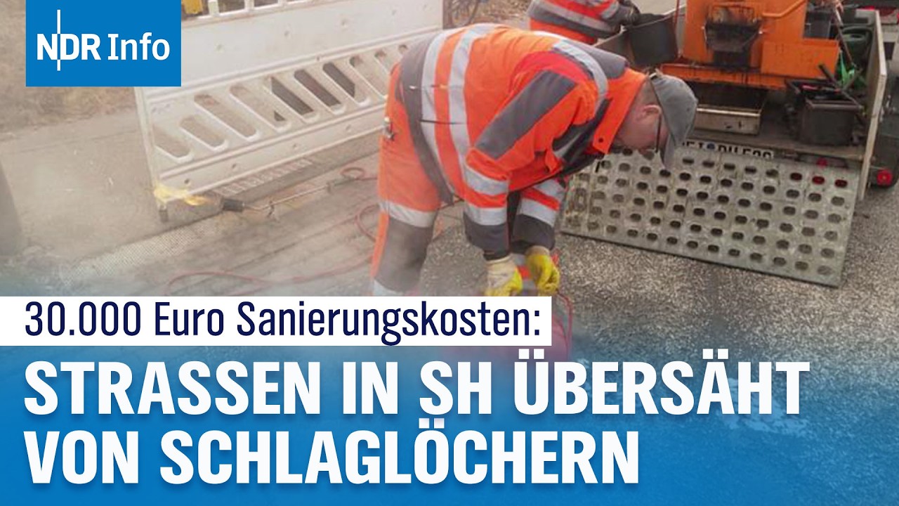 Schlagloch-Alarm in Schleswig-Holstein: 50 Prozent mehr Sch&auml;den nach hartem Winter | NDR Info