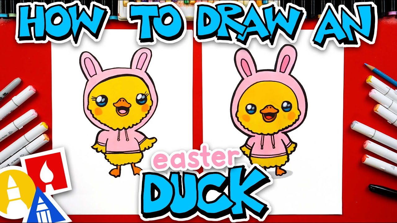 How To Draw An Easter Duck