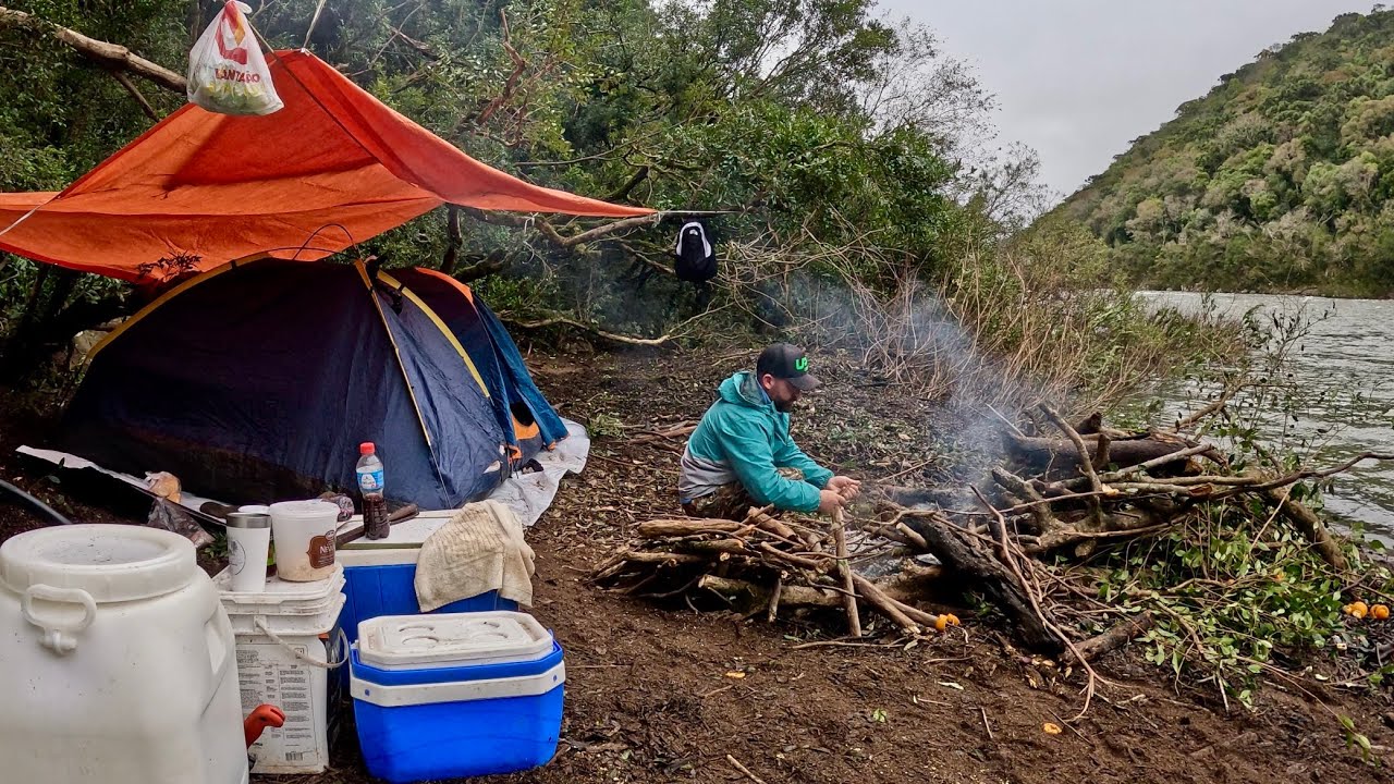 Frio extremo e Acidente na pescaria por pouco não