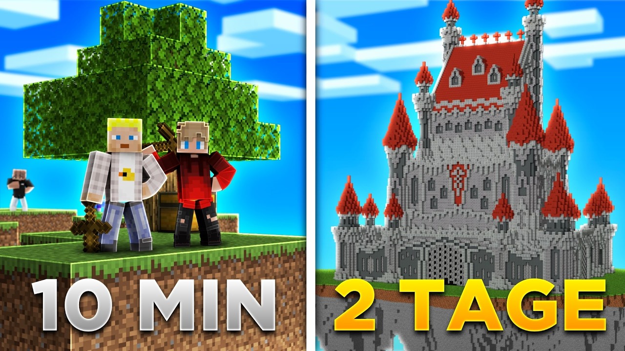ICH WURDE F&Uuml;R 48 STUNDEN VON CASTCRAFTER IN SKYBLOCK GEFANGEN!