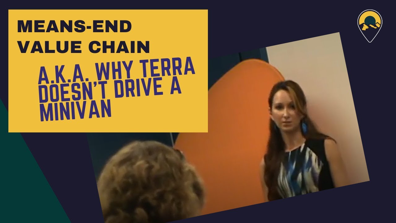 Means End Value Chain A.K.A. Why Terra L. Fletcher Doesn't Drive a Minivan