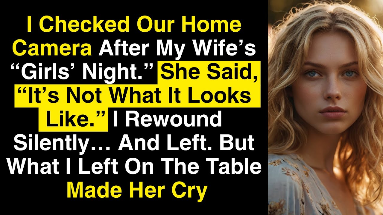 She Said, “It’s Not What It Looks Like”—Until I Rewound the Footage