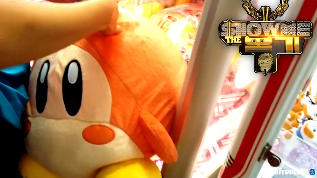 일본 오자마자 첫 큰이득! UFO뽑기에서 성인 몸집만한 왕인형 뽑다! Japan UFO claw machine