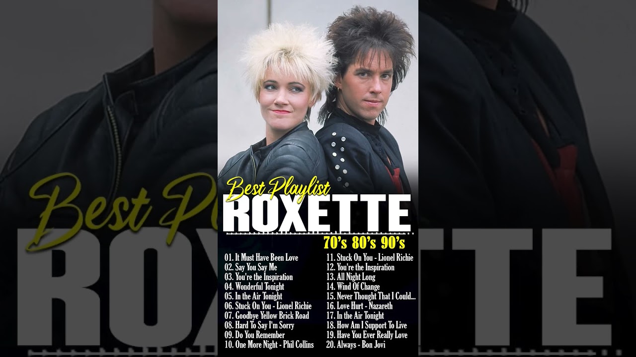 Roxette Best Songs Of All Time - Roxette Greatest Hits Full Album