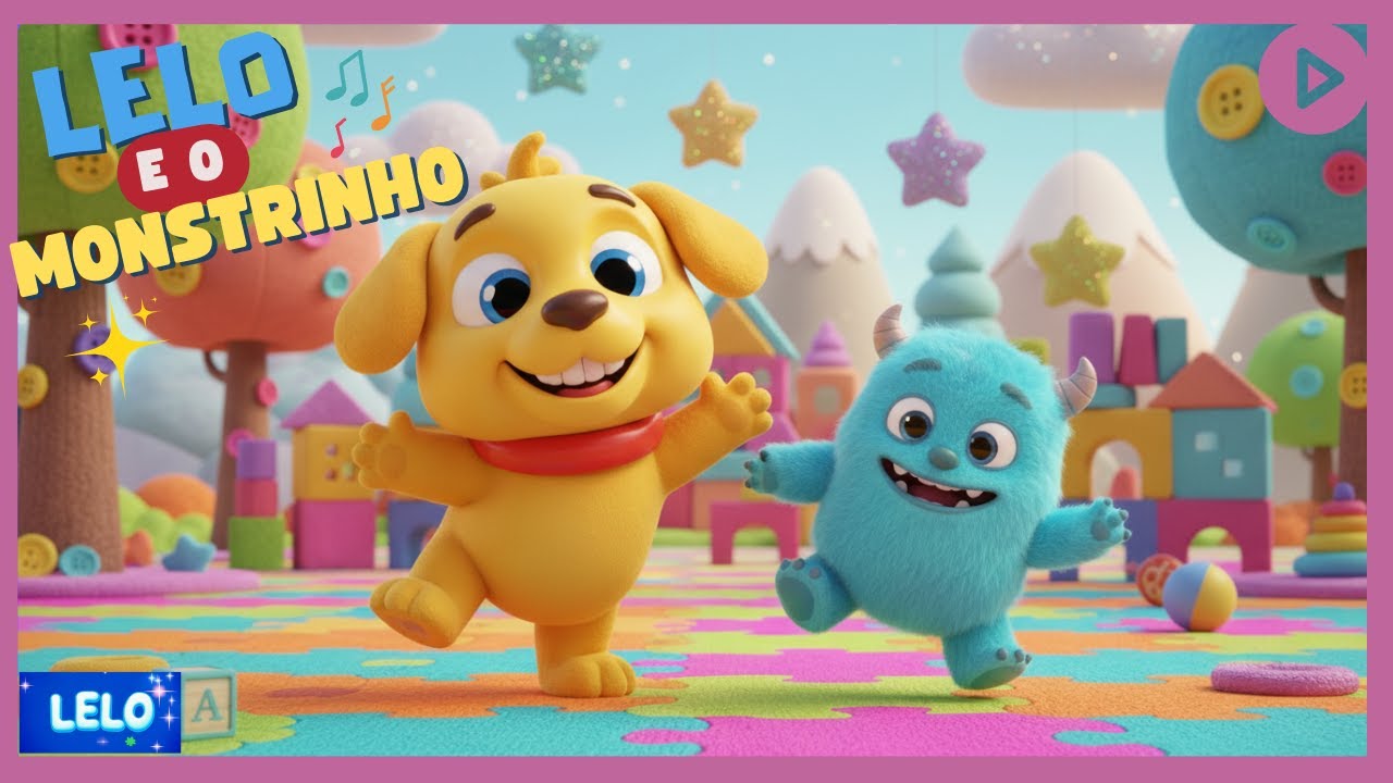 🎶Canção Lelo e o Monstrinho | Música Infantil | Lelo Kids 🐾