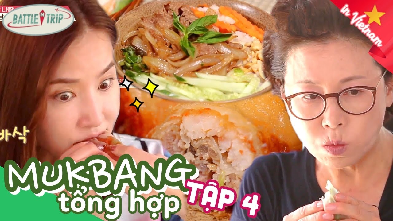MUKBANG nem nướng Nha Trang,bò lắc,bắp xào, bánh tráng cuốn tôm thịt, bạc xỉu|KBS BattleTrip tại🇻🇳