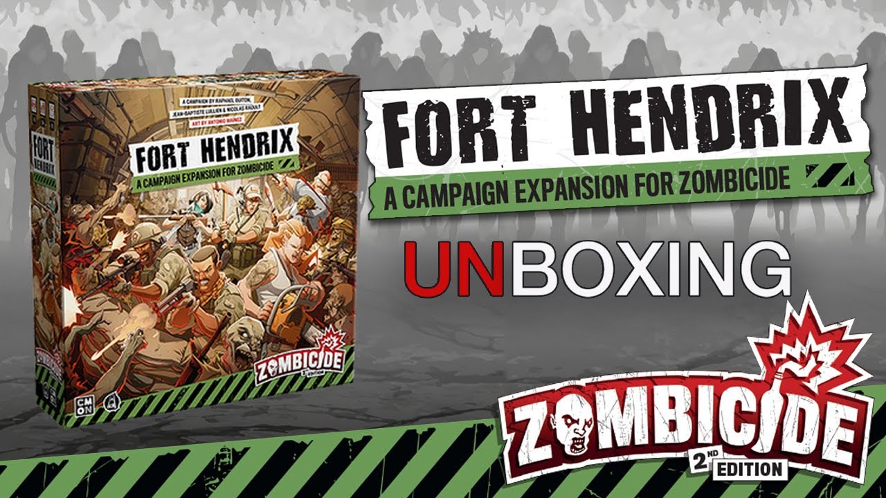 Unboxing - Zombicide Fort Hendrix (PT-BR)