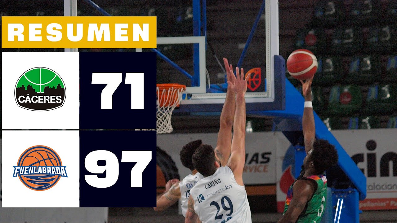 CÁCERES PATRIMONIO 71-97 BALONCESTO FUENLABRADA | RESUMEN LEB ORO