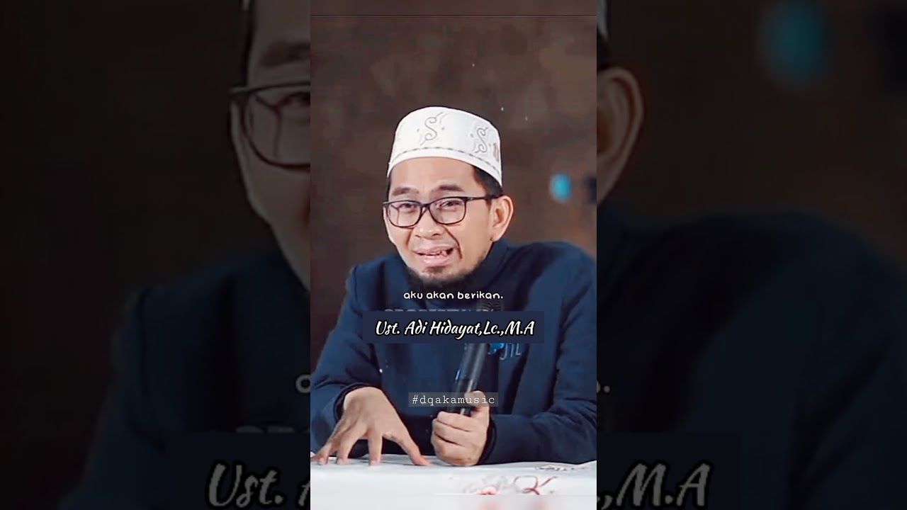 Niatkan Bekerja Untuk Ibadah - Ust. Adi Hidayat 