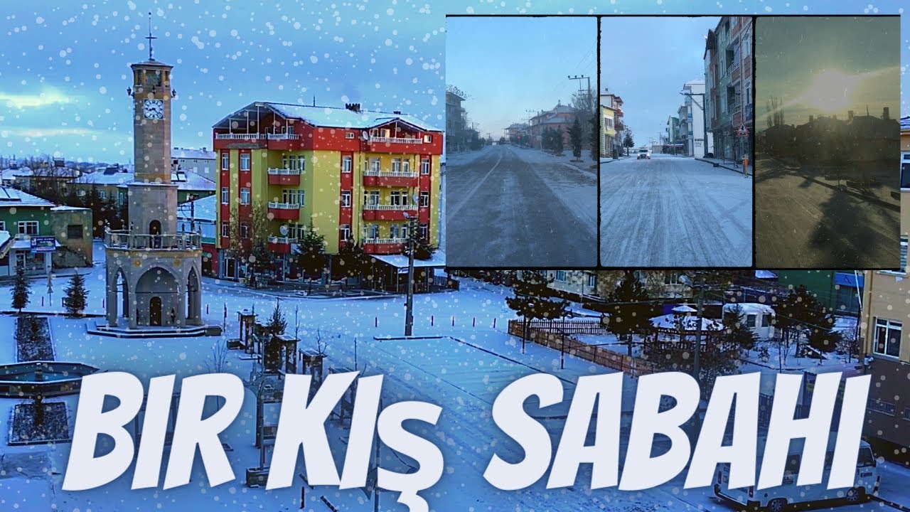 BİR KIŞ SABAHI - GÜN DOĞARKEN - AKSARAY GÜLAĞAÇ