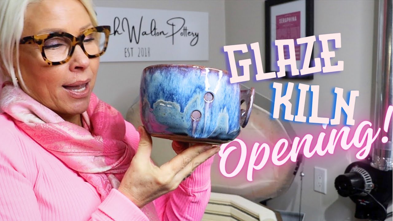 OHH NO!! DISASTER STRUCK! Glaze Kiln Opening · Amaco, Mayco & Spectrum Brush On Glazes   HD 720p