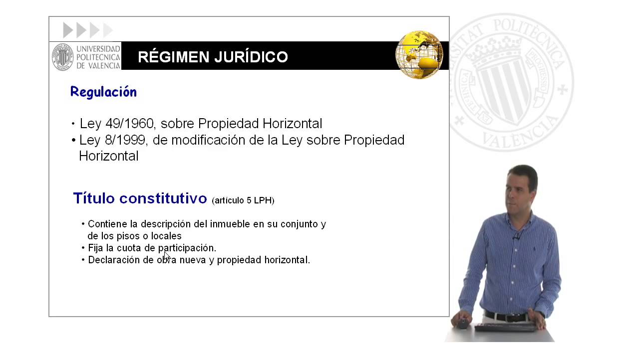 Propiedad horizontal |  | UPV