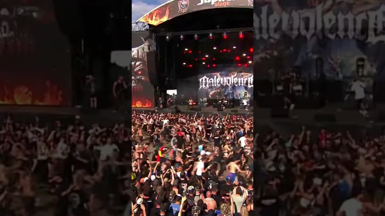 HUGE CIRCLE PIT AT GRASPOP METAL MEETING 2024 #metal #heavymetal #mosh