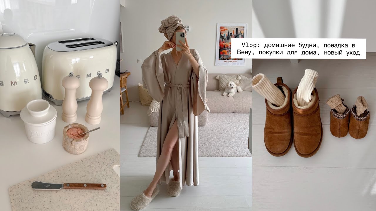 Vlog 22: покупки для дома, поездка в Вену, новый уход