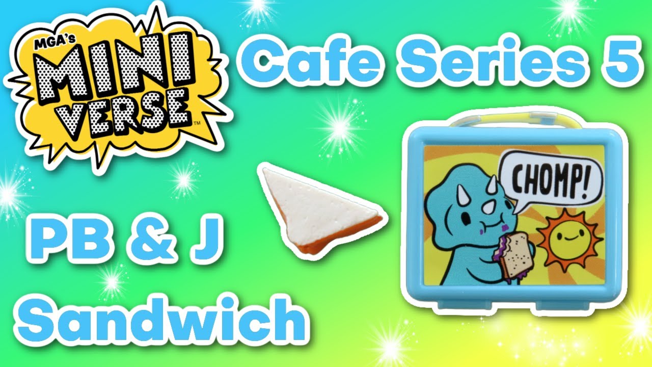 NEW Miniverse Cafe Series 5 - Making a PB&J Sandwich 🥪