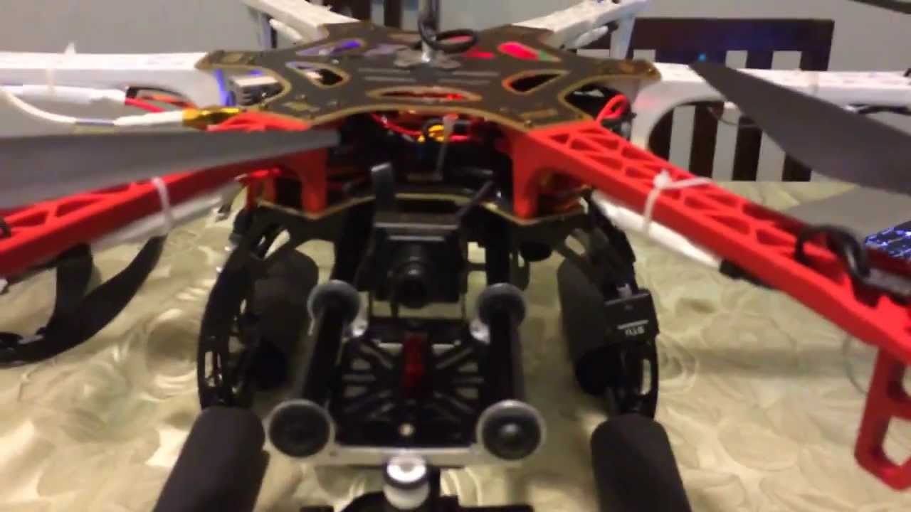 DJI F550 Hex with AeroXcraft Landing Gear and Zenmuse H3 2D gimbal
