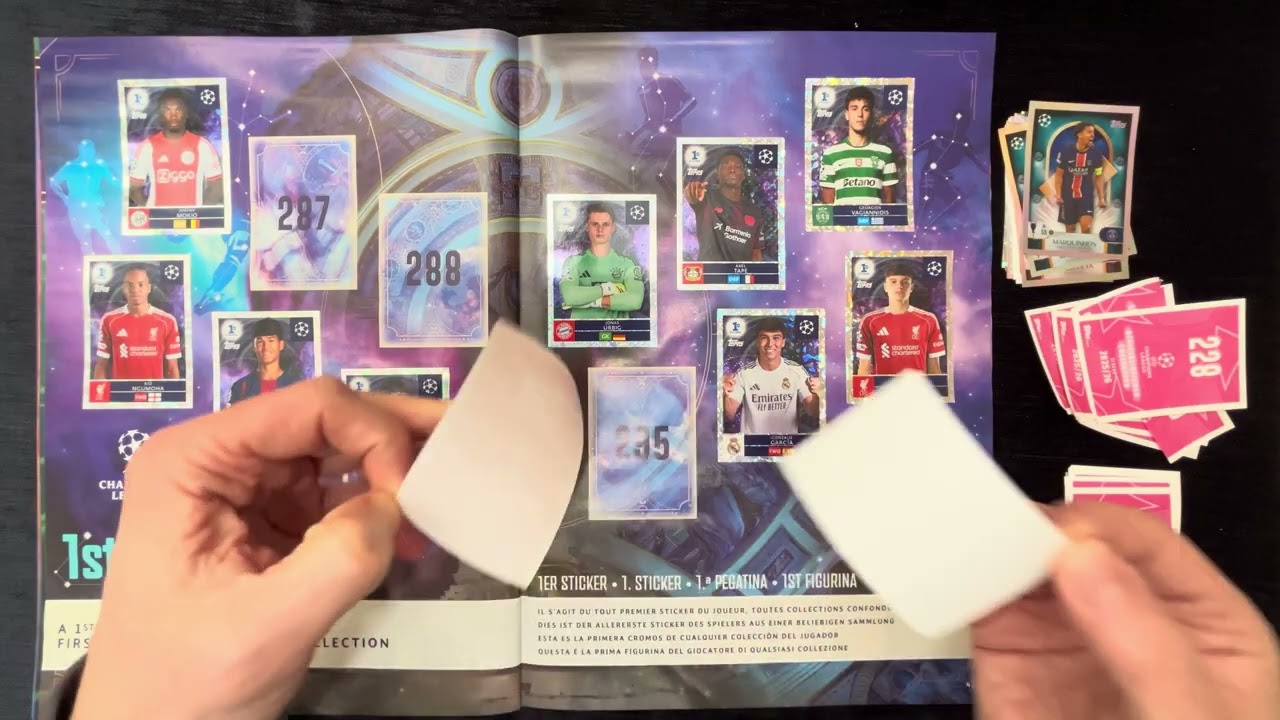 Topps UEFA Champions League 2025-26 Sticker Album Series  Part 12