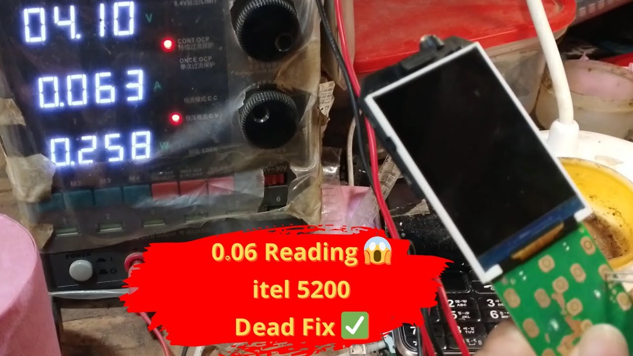 0 06 Reading এ আটকে ছিল 😱  Keypad All Mobile Dead Solution  Water Damage Fix