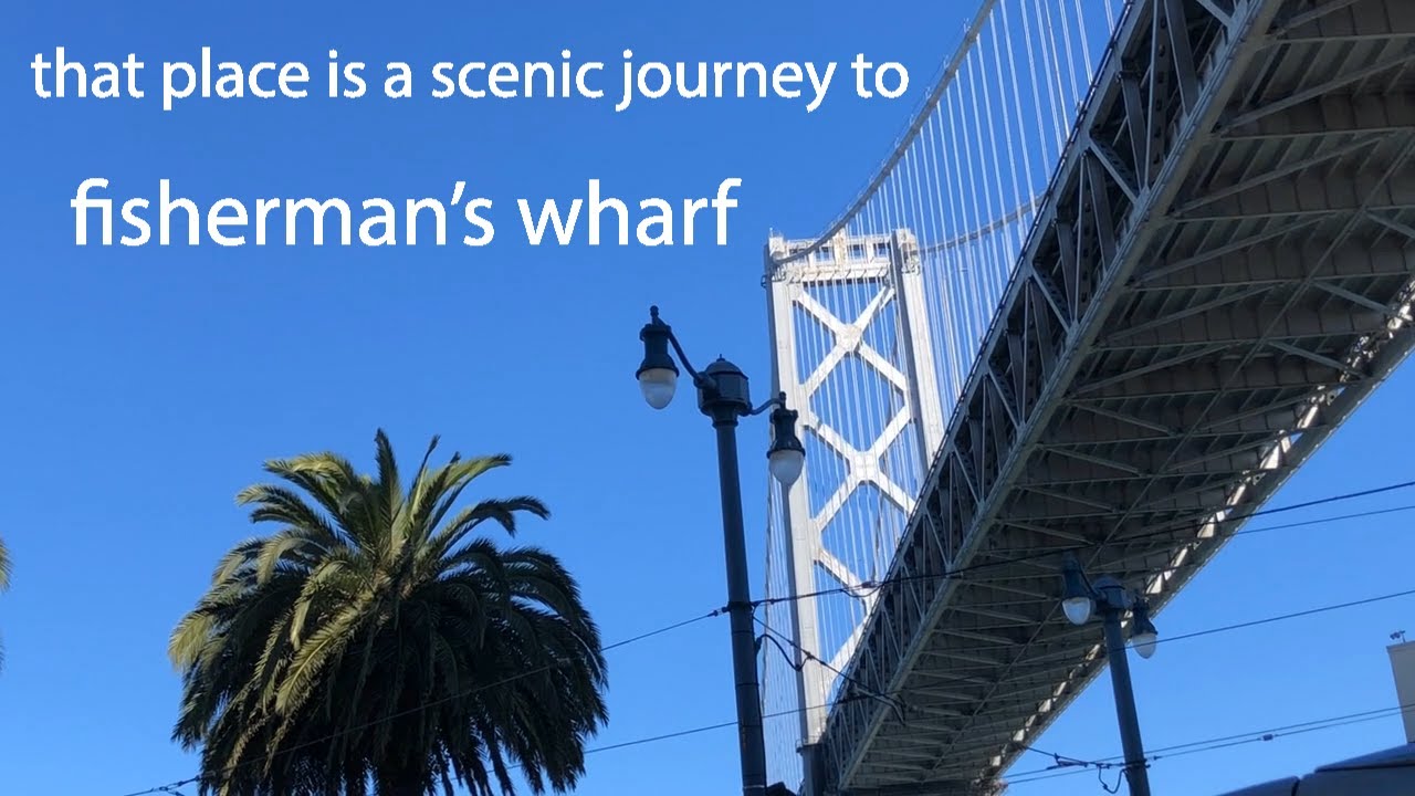 Explore San Francisco's many piers as we journey to fisherman's wharf from the Bay Bridge