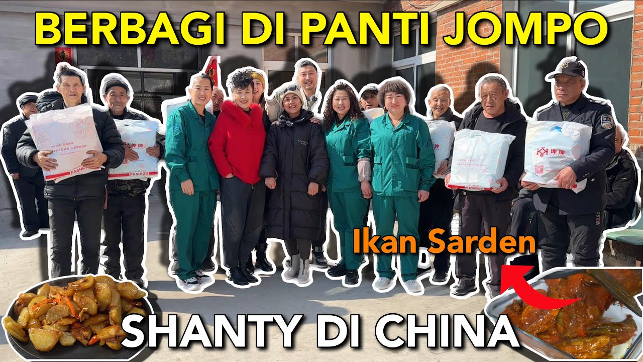 MEWAKILI TEMAN2 INDONESIA BERBAGI DI PANTI JOMPO DAN MASAK IKAN SARDEN DARI INDONESIA UNTUK KELUARGA