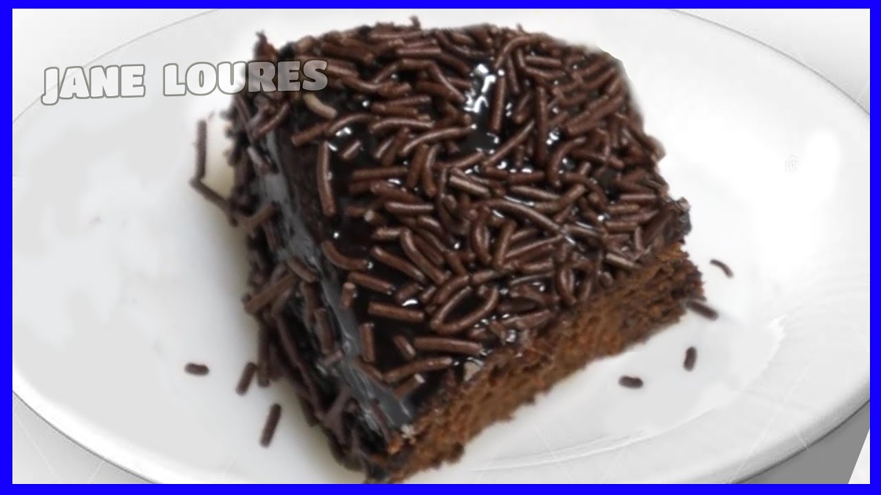 BOLO  DE CHOCOLATE SEM LACTOSE