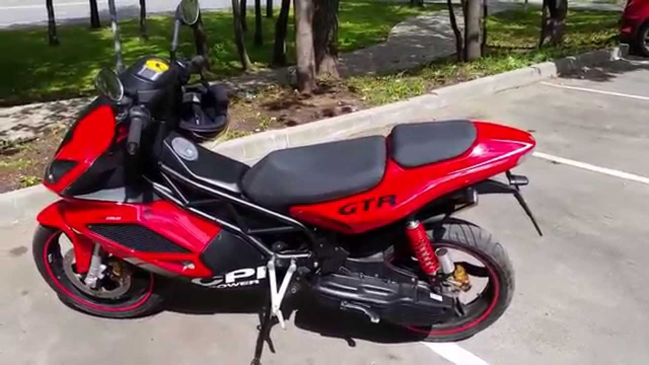 CPI GTR 50. Обзор скутербайка.