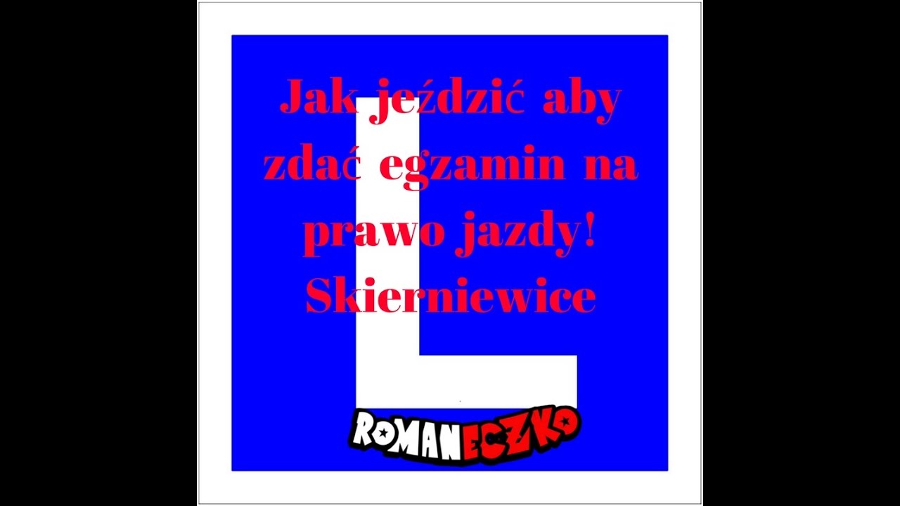 Trasa egzaminacyjna prawo jazdy kat. A - Skierniewice #4