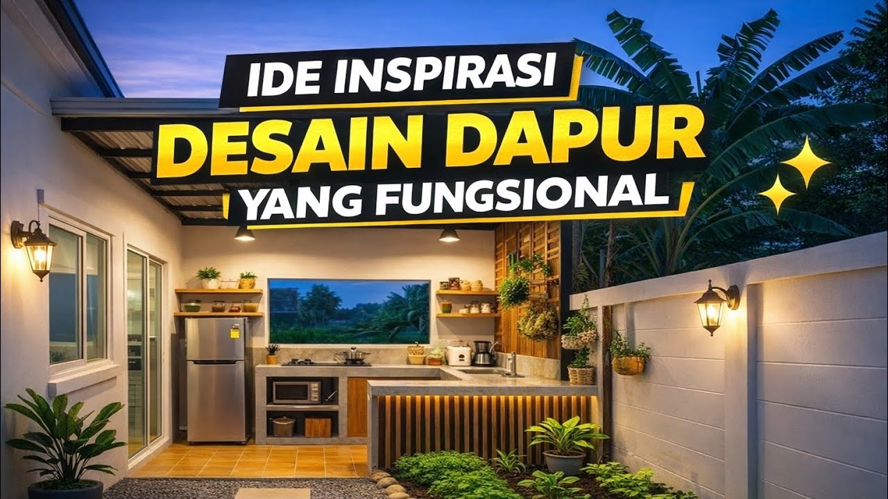 IDE INSPIRASI DESAIN DAPUR MINIMALIS DAN FUNGSIONAL | MY INSPIRASI | HOME DESAIN INTERIOR
